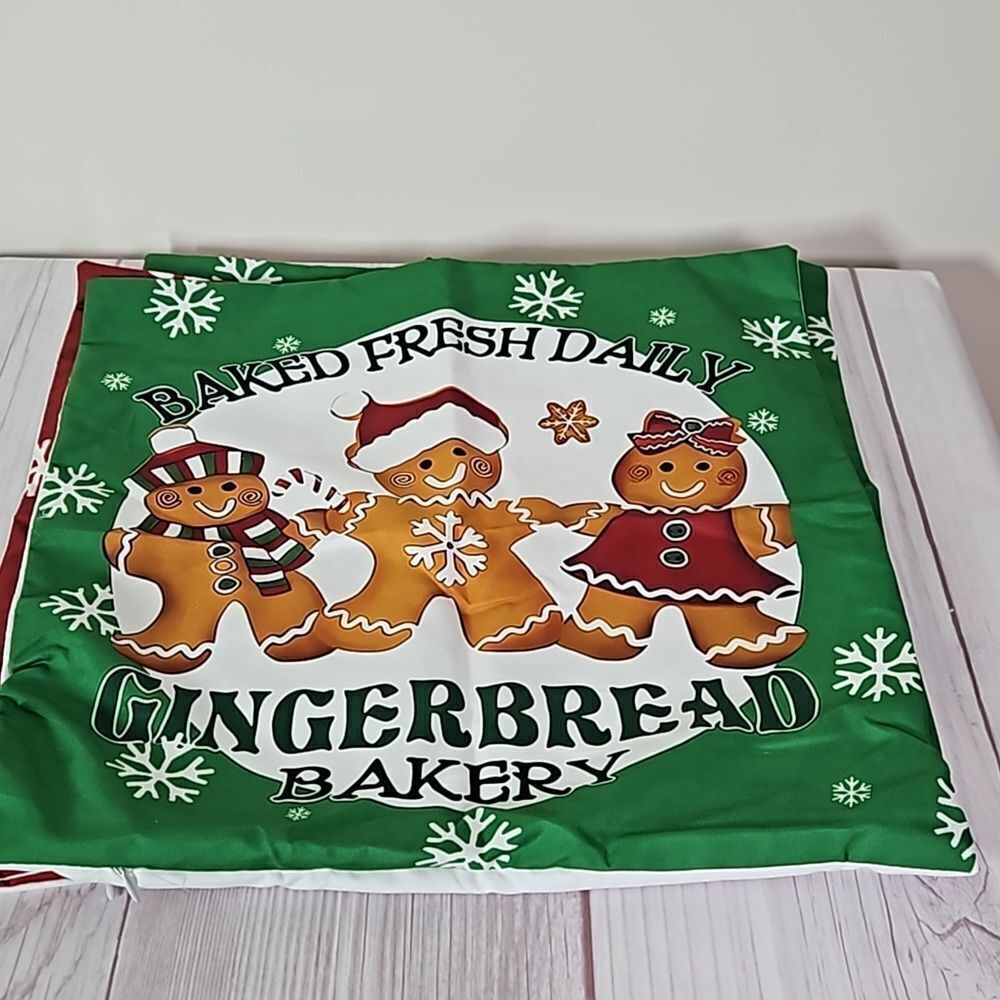 Gingerbread Throw Pillow Covers